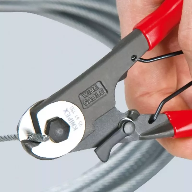 Knipex 95 61 150 kabeļu presēšanas knaibles Melns, Sarkans, Sudraba