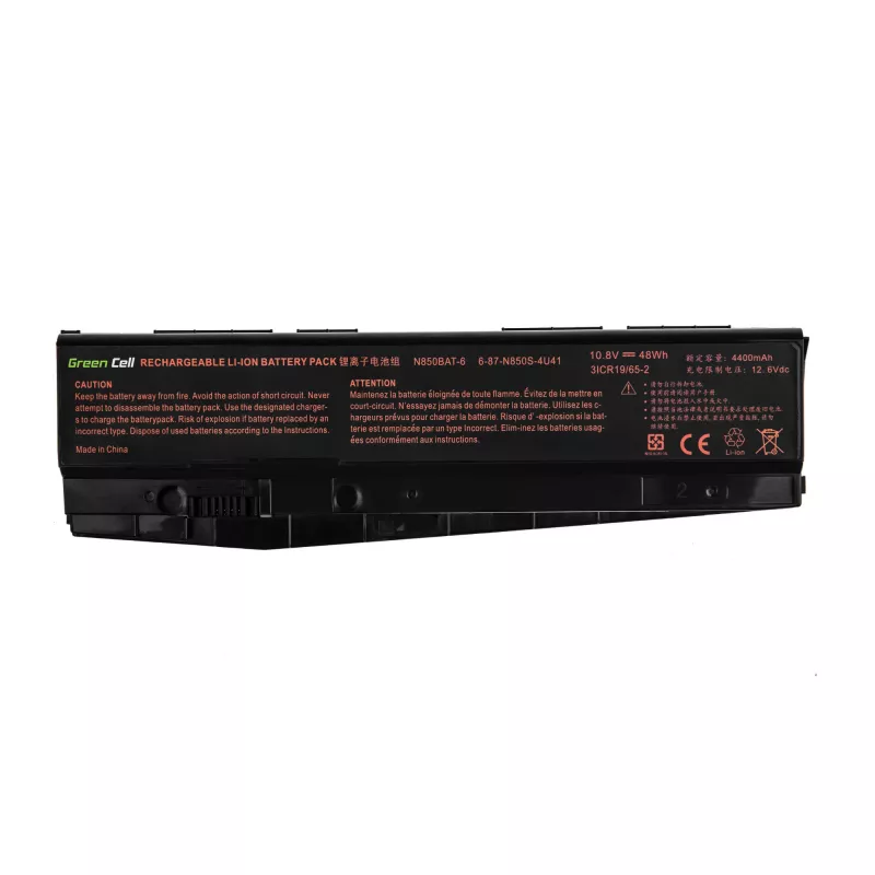 Baterija zaļa Cell CL02 Clevo N850 N855 N857 N870 N871 N875