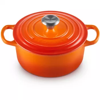 Le Creuset Signature apaļais cepamtrauks 18 cm vulkāniskais