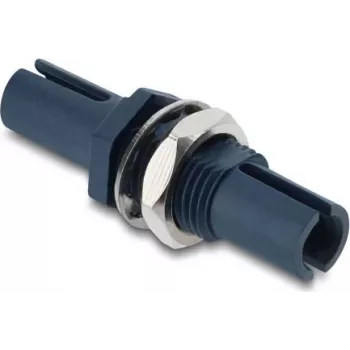 DELOCK optiskās šķiedras adapteris HFBR 4515Z Simplex plastmasas savienotājs zils (Bu > Bu)