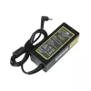 Strāvas adapteris zaļa Cell AD123P 65 W 20 V 3.25 A priekš Lenovo, iekštelpām, melns, 2 m kabelis
