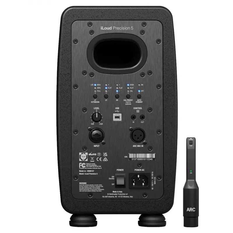 IK Multimedia iLoud Precision 5 - aktīvais monitors, melns