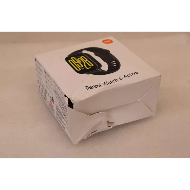 IZPĀRDOŠANA. Xiaomi Redmi Watch 5 Active, Midnight Black | IZPĀRDOŠANA. Redmi Watch 5 Active | Viedpulkstenis | LCD | 2,0” | Ūdensizturīgs | BOJĀTS IEPAKOJUMS | Midnight Black