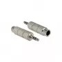 Kabeļa savienotāja adapteris DeLOCK 65548 3,5 mm uz 6,35 mm sudraba krāsā