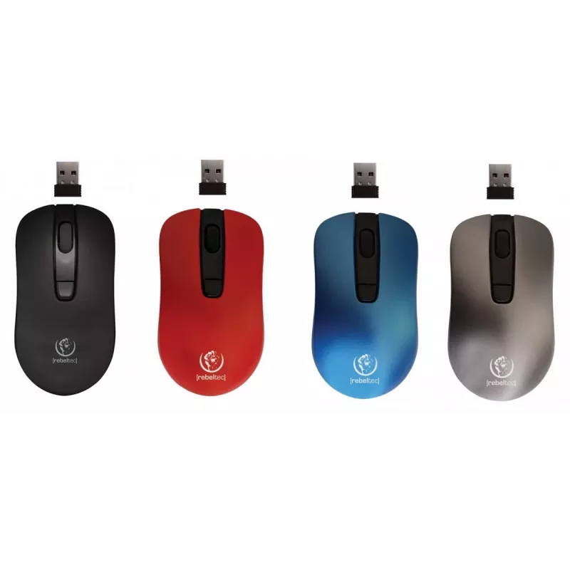 Optiskā bezvadu pele Rebeltec RBLMYS00058 USB