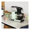 Pilienveida kafijas automāts MOCCAMASTER KBG Select — 1,25 L ūdens tvertne, 10 krūzīšu ietilpība, nerūsējošais tērauds, pasteļzaļš