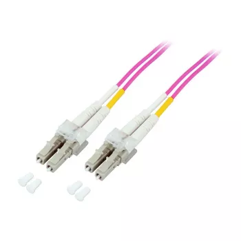 komutācijas kabelis LWL Duplex OM4 (Multimode, 50/125) LC/LC, 3 m, Good Connections® (LW-803LC4)