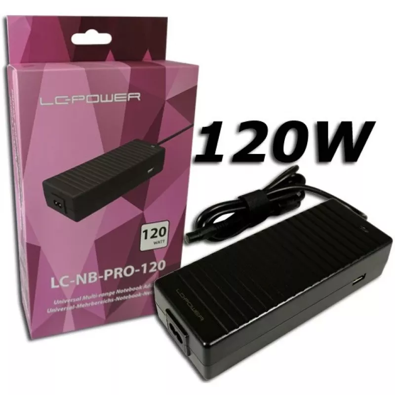 Barošanas adaptera pārveidotājs LC-Power LC-NB-PRO-120