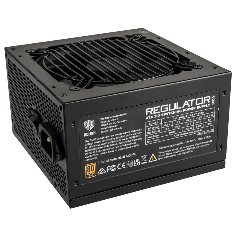Barošanas bloks Kolink Regulator KL-R1200FG 1200W