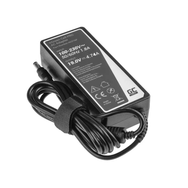Green Cell AD27AP barošanas adapteris/invertors iekštelpām 90 W Melns