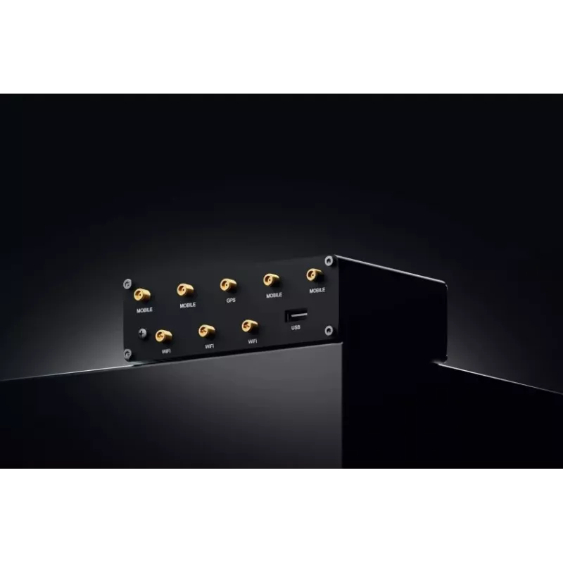 Teltonika RUTC50 bezvadu maršrutētājs Gigabit Ethernet Divjoslu (2.4 GHz / 5 GHz) 5G Melns