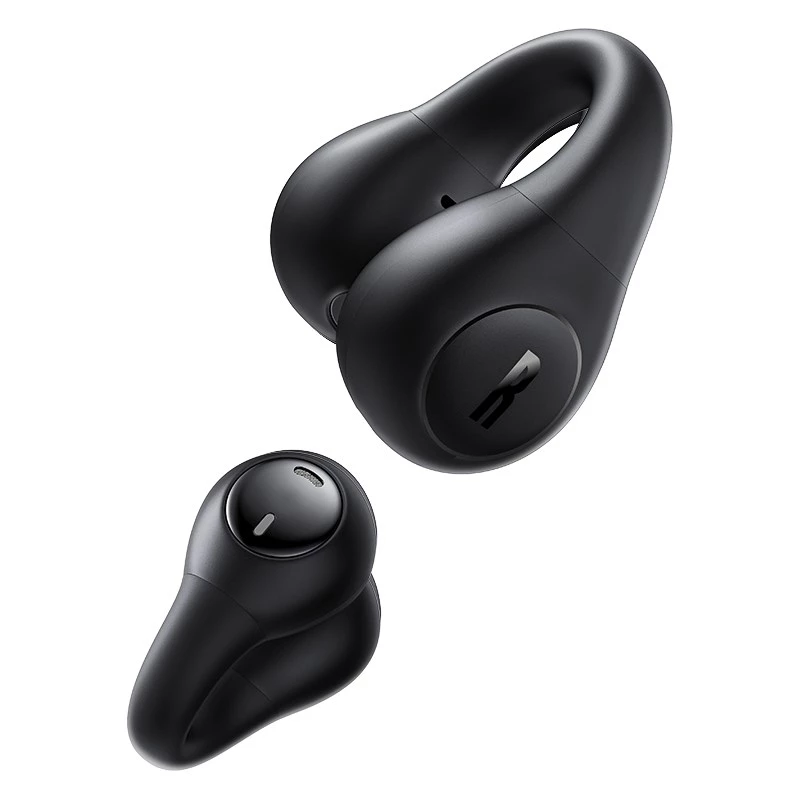 Baseus Bass 15 Clip Open Ear austiņas True Wireless Stereo (TWS) ievietojamās zvani/mūzika Bluetooth melnas