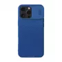 Aizsargājošs telefona maciņš Nillkin CamShield Pro iPhone 16 Pro Max, zils, bīdāms kameras vāciņš