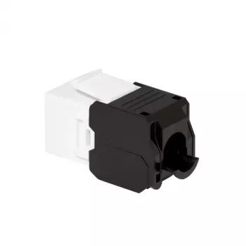 LogiLink NK4066 Keystone Module plakans Melns balta RJ-45