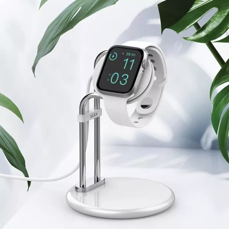 Apple Watch statīvs SAW-300 indukcijas sudrabs