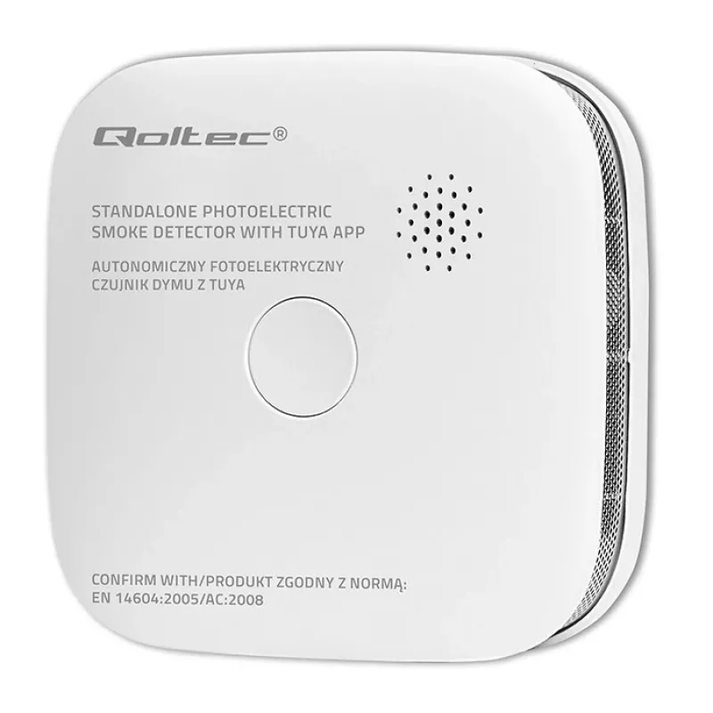 Dūmu detektors ar bateriju Tuya WiFi LED