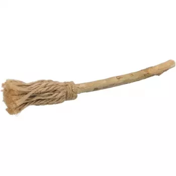 Kaķu graužamā rotaļlieta Trixie Rope Matatabi Broom 160 mm džutas smilškrāsas TX-42428