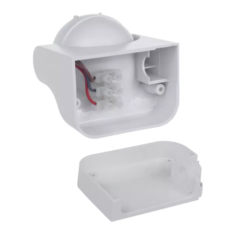Kustības sensors MACLEAN MCE358 W — klātbūtnes PIR sensors, balts