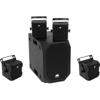 Aktīvo skaļruņu komplekts Omnitronic BOB-10A ar 4x BOB-4 (modelis 20000533)
