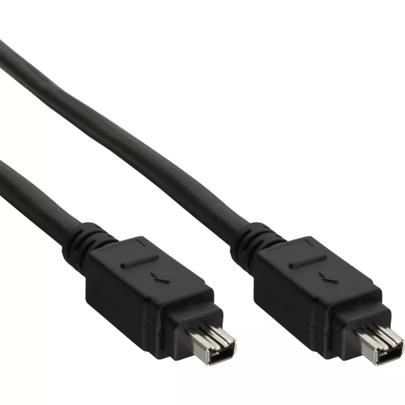 InLine FireWire 400 1394 kabelis 4 kontaktu vīrišķais / vīrišķais 3 m