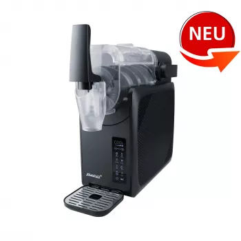 slush maker FDM 2, saldējuma automāts melns, 2.000 ml slush, 220 W kompresors