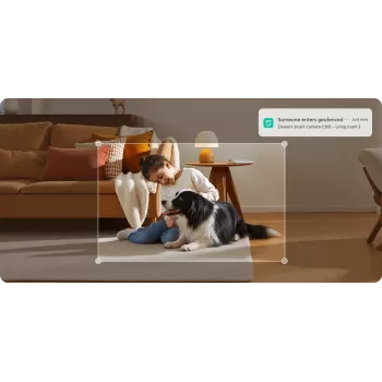 Kupolveida viedkamera Xiaomi C302 — 3 MP, H.265, microSD atbalsts (8–256 GB)