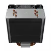CPU dzesētājs SAVIO SAVGCOVORTEXX2ARGB ar 4 siltuma caurulēm, 120 mm ARGB ventilatoru, melns