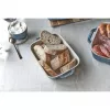 Staub 40508-172-0 keramikas taisnstūra cepamtrauku komplekts, 3 daļas, antīkā tirkīza