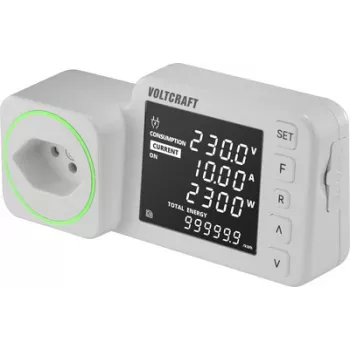 Voltcraft SEM5000 CH Dual Energiekosten-Measuring Instrument Kostenprognose Alarmfunktion Stromtarif (VC-16107435)