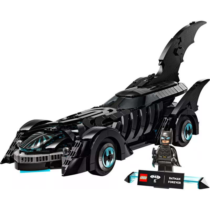 LEGO konstruktors DC Super Heroes Batman Forever Batmobile 76304 — 909 detaļas, 1 minifigūra, ieteicamais vecums 12+