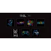 Neon Lights Dog MANTA SNL68MT franču buldoga stila dekoratīvs neona gaismeklis