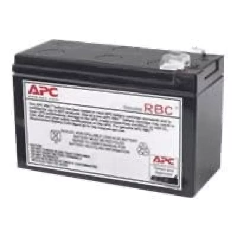 APC baterijas maiņas kasetne APCRBC110 (OEM), Aizzīmogota svina-skābes (VRLA), 1 gab., 84 VAh, melna, RoHS, 2,5 kg