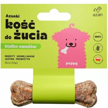 Suņu kārums Brit AZANKI Kauls ar kukaiņiem un probiotiku 10 cm — hipoalerģisks, bez graudiem, 35 g