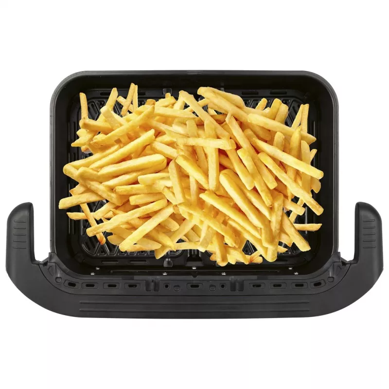 ProfiCook PC-FR 1313 H dubultā karstā gaisa friteris, 10 L, 2400 W, melns/nerūsējošais tērauds