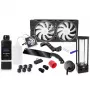 Alphacool 11992 - ūdens bloks - Acetal - akrils - Alumīnijs - Misiņš - Varš - Niķelis - Nerūsējošais tērauds - Melns - Caurspīdīgs - 1/4 - 60 °C - 0,8 bar (11992)