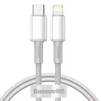 Baseus CATLGD-02 zibens kabelis 1 m Balts