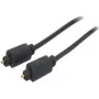shiverpeaks 1,5 m Toslink - Toslink - TOSLINK - spraudnis - TOSLINK - spraudnis - Zelts - Melns (BS69004-1.5)