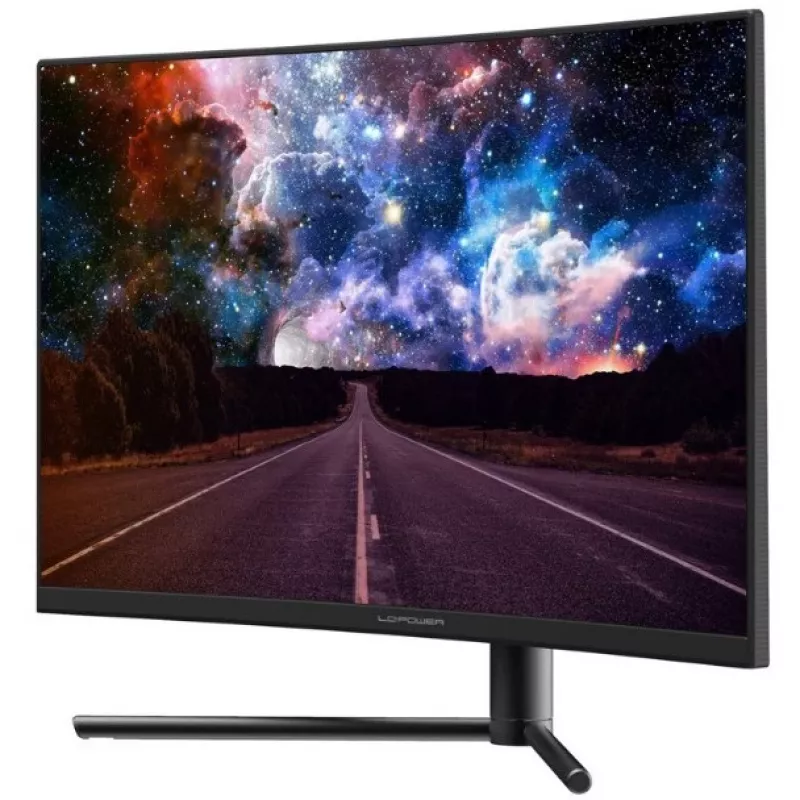 68,6 cm/27 inch (1920x1080) LC-Power LC-M27-FHD-240-C spēļu izliekts 16:9 1ms 240Hz 3xHDMI DisplayPort VESA Full HD melns