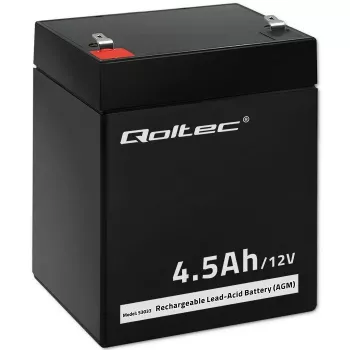 AGM akumulators Qoltec 53033 4,5 Ah 15 V 65,5 A motociklam