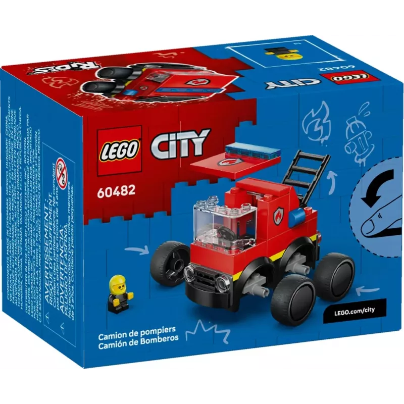 LEGO CITY 60482 Rides - Ugunsdzēsēju mašīna