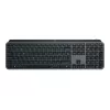 Bezvadu pilna izmēra tastatūra Logitech Master MX Keys S — Graphite, Bluetooth & 2.4 GHz (Nano), USB-C uzlādējama, fona apgaismojums, QWERTY US International