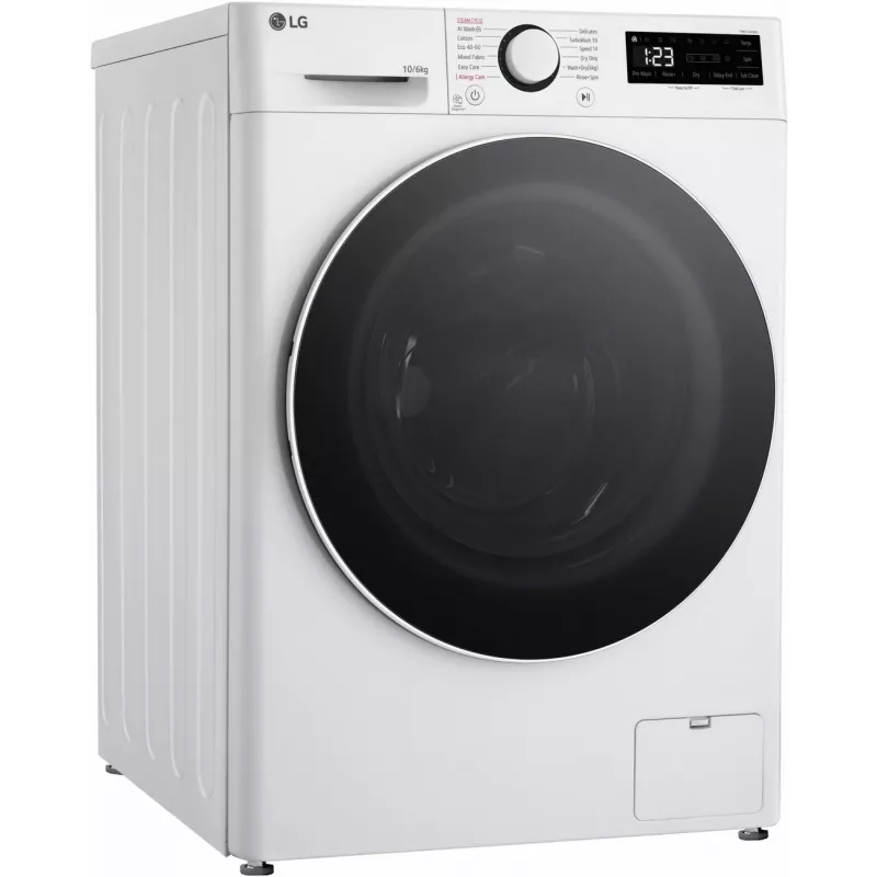 LG F4DR510S0W veļas mazgājamā mašīna ar žāvētāju 10 kg 1400 apgr./min Balta
