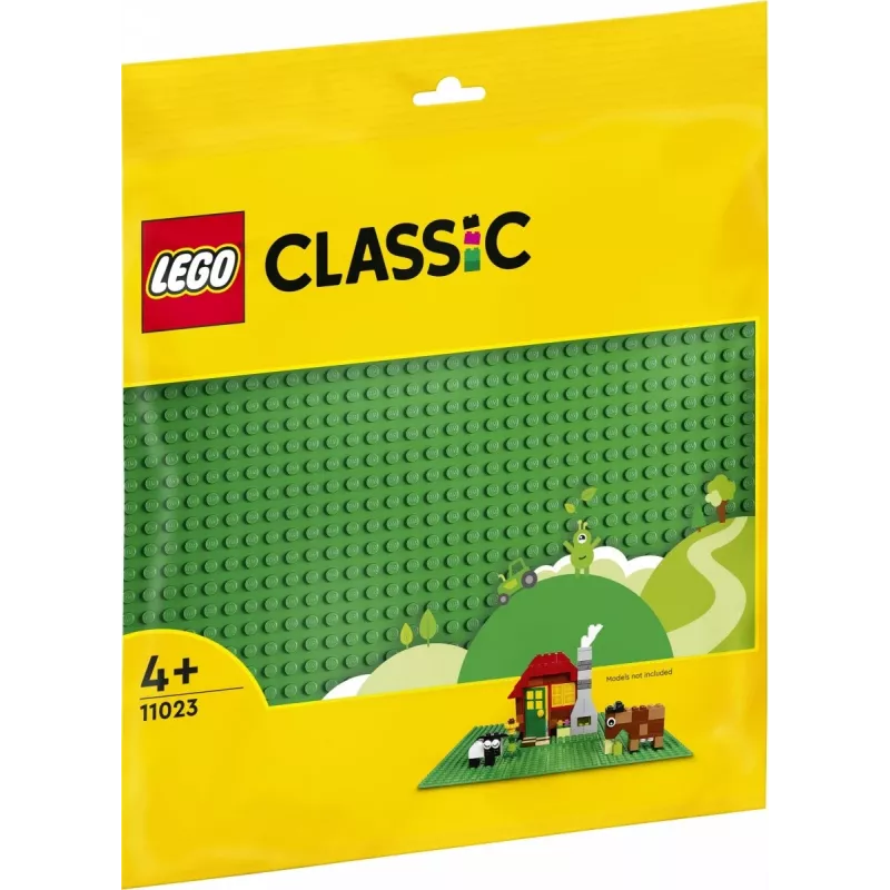 LEGO 11023 Classic Green Baseplate Square 32x32 Stud Building Grass Base Build and Display Board Set Single