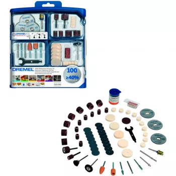 Dremel 100 detaļu daudzfunkciju piederumu komplekts