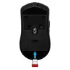 Bezvadu spēļu pele DEFENDER Demon GM-534 RF, piemērota abām rokām, 3200 DPI, 5 pogas, 2,4 GHz USB-A nano uztvērējs