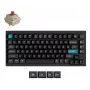 Mehāniskā tastatūra Keychron Q1 Ultra 8K — 75% izkārtojums, USB + RF bezvadu + Bluetooth, RGB, melna