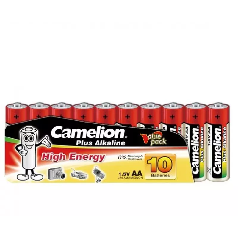 Vienreizējās lietošanas baterija AA Camelion LR6-BP10