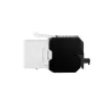 LogiLink NK4066 Keystone Module plakans Melns balta RJ-45