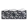 PHANTEKS M25 PWM 140mm korpusa ventilatori - 3 gab. iepakojumā, melns