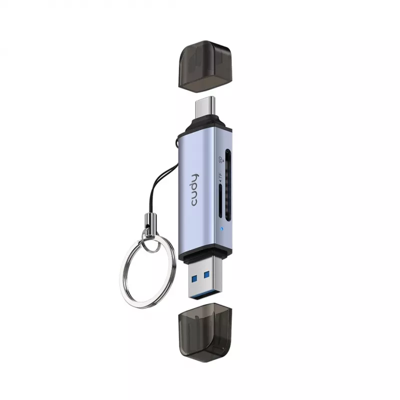 CUDY UH200 2-in-1 USB 3.0 karšu lasītājs